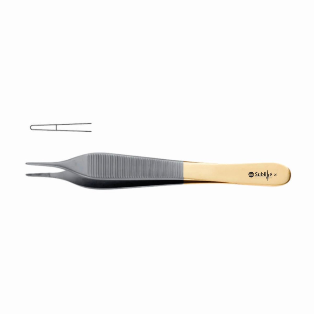 Adson Delicate Forceps - Tungsten Carbide Smooth Jaw