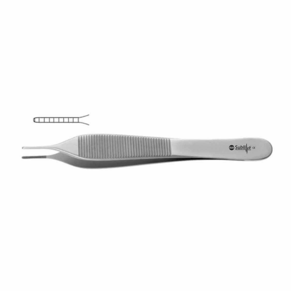 Adson Dressing Forceps - Delicate Serrated Jaw