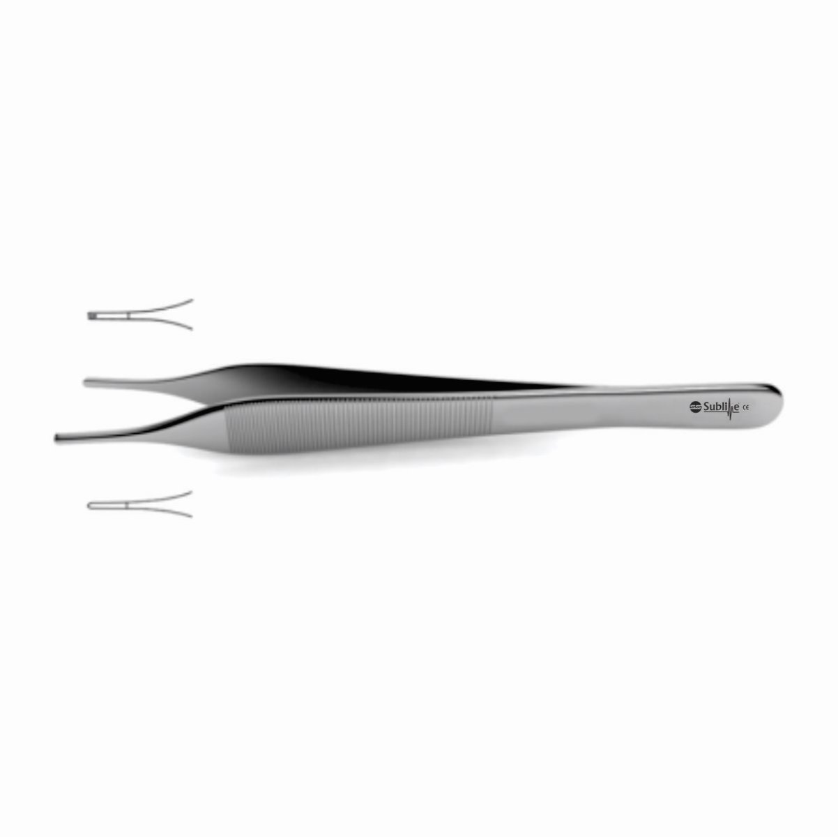 Adson Micro Suture Forceps with tying platform 0.9 mm tips