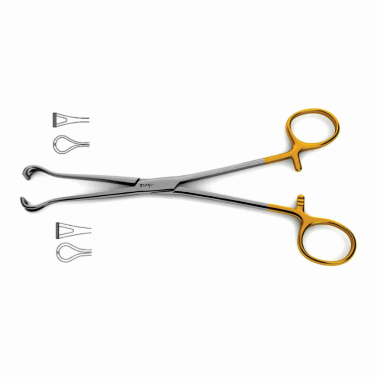 Babcock Tissue Forceps Tungsten Carbide Jaws