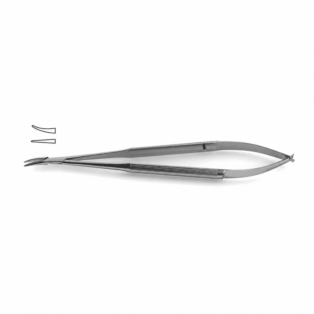 Barraquer Micro Needle Holder-Round Handle