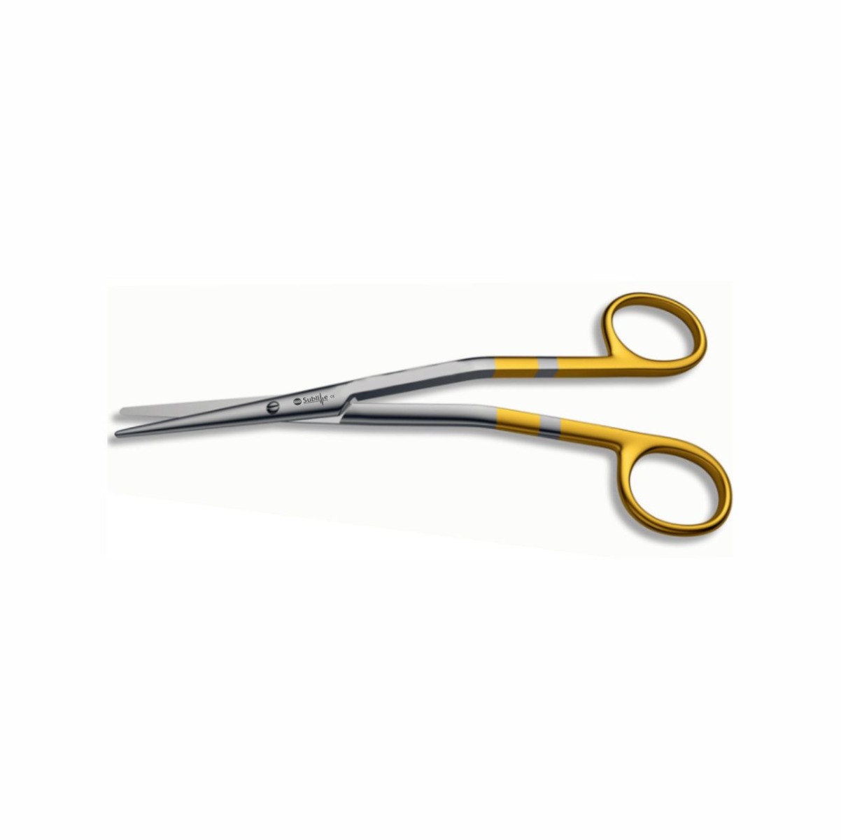 Cottle Dorsal Scissors, Angled, Serrated (Tungsten Carbide)