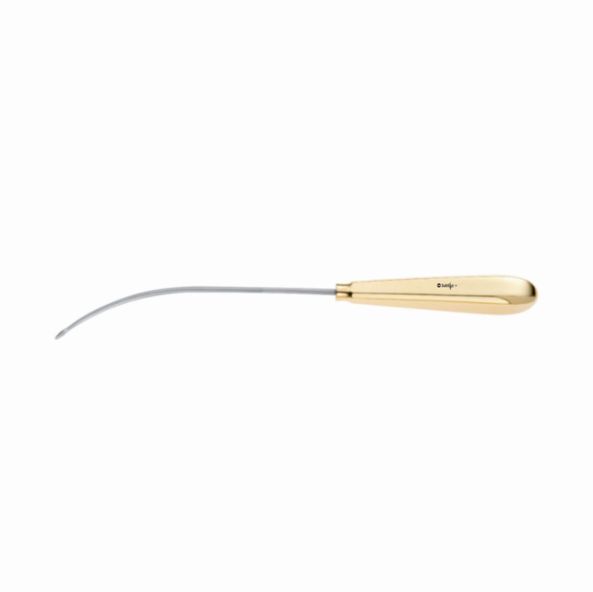 Daniel Endoscopic Forehead Nerve Dissector, Half Curved, 9-1/4" 23.5cm