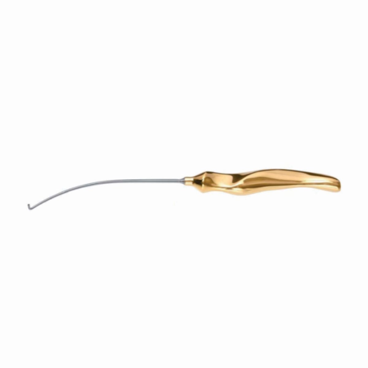 Daniel Endoscopic Forehead Nerve Hook, Curved Right, 9-1/4" 23.5 cm