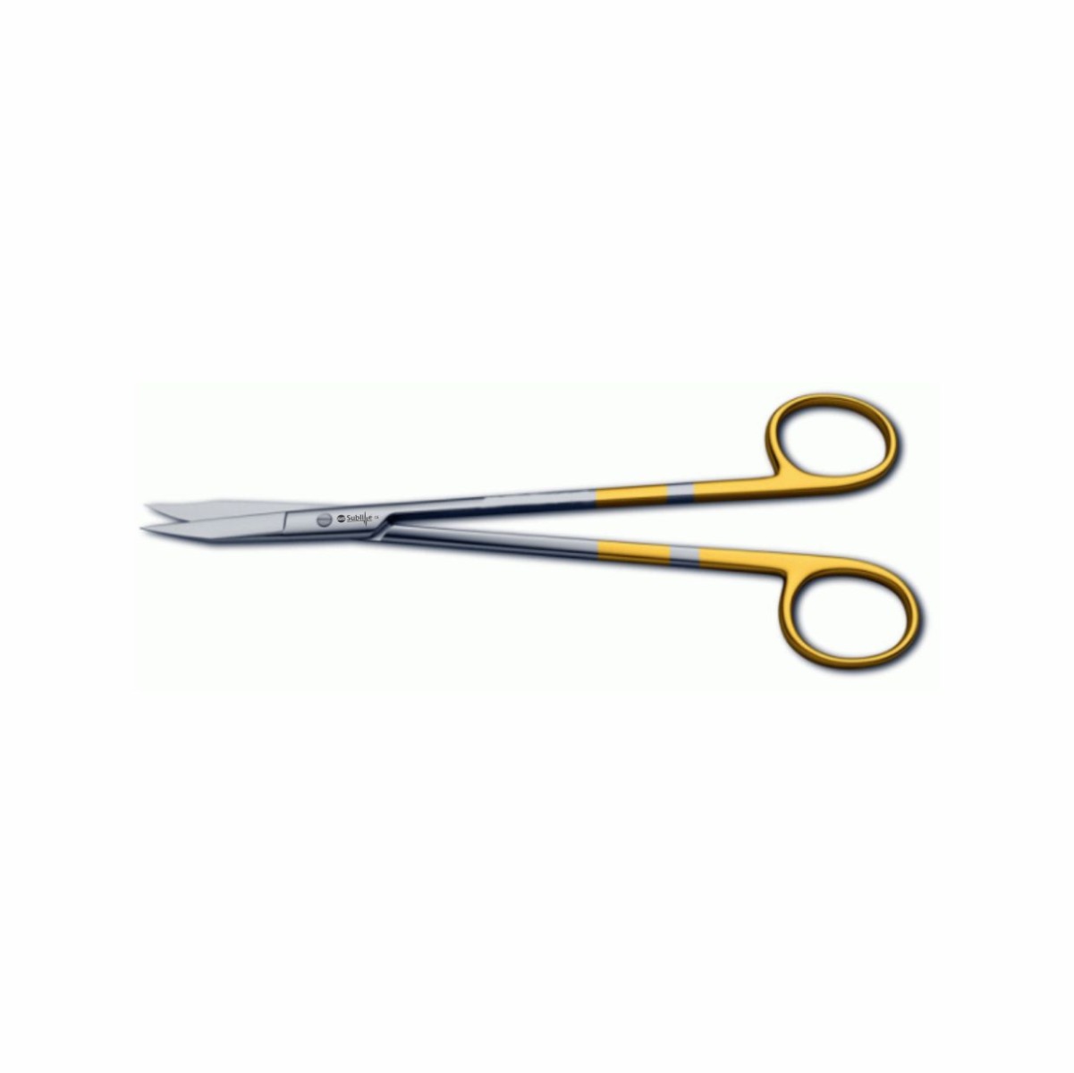 Davis Face Lift Scissors, Curved, Serrated (Tungsten Carbide)