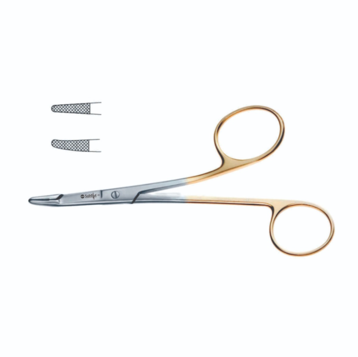 Foster Gillies Needle Holder Tungsten Carbide Delicate Serrated Jaw