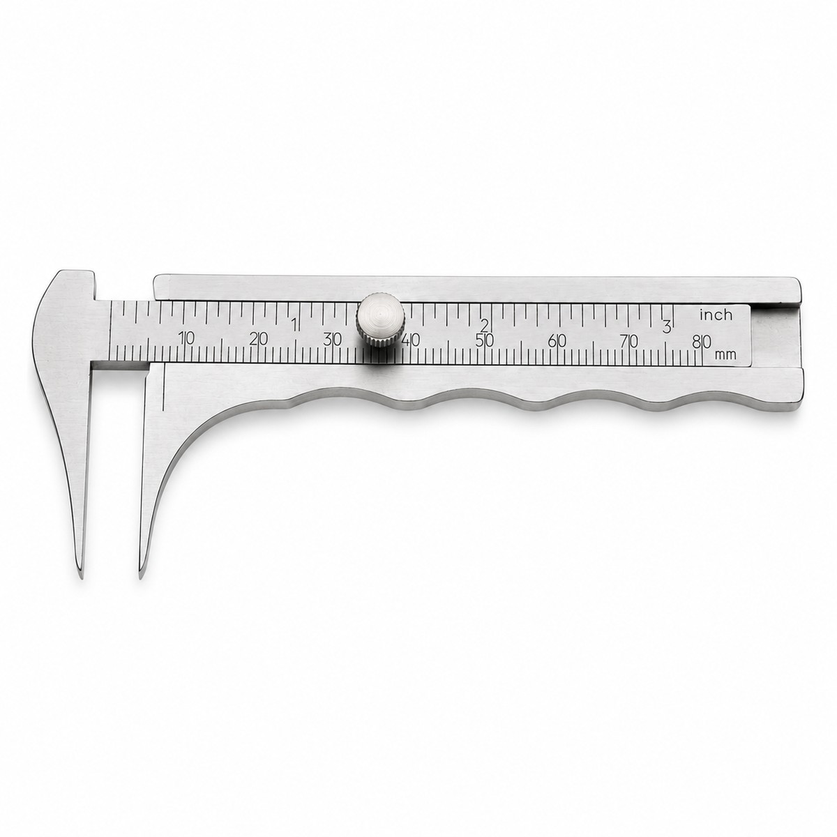 Jameson Measuring Caliper Graduated in Inches and Millimeters, Stainless