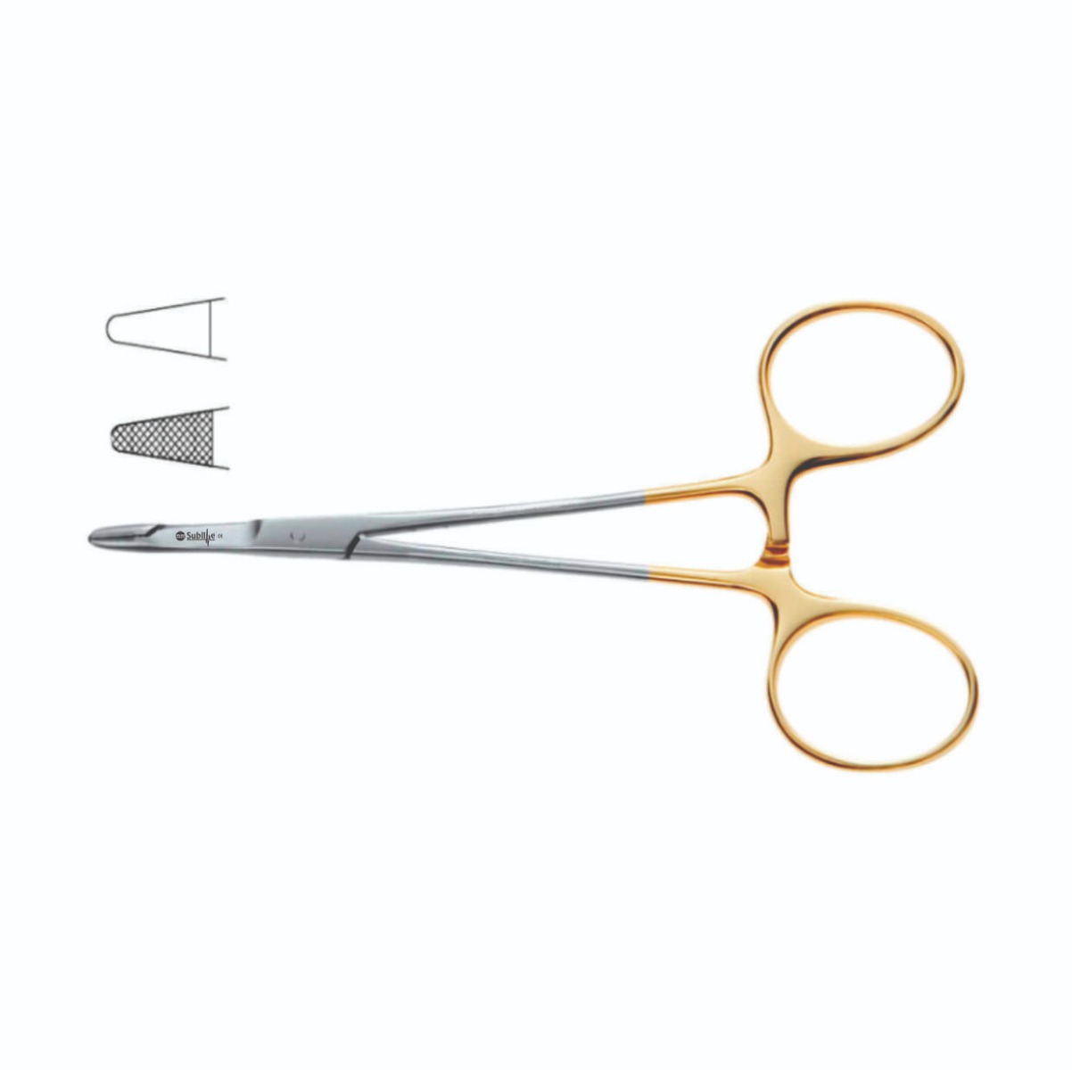 Olsen Webster Needle Holder & Scissors Tungsten Carbide, Length 4 1/2" (11.5cm) 