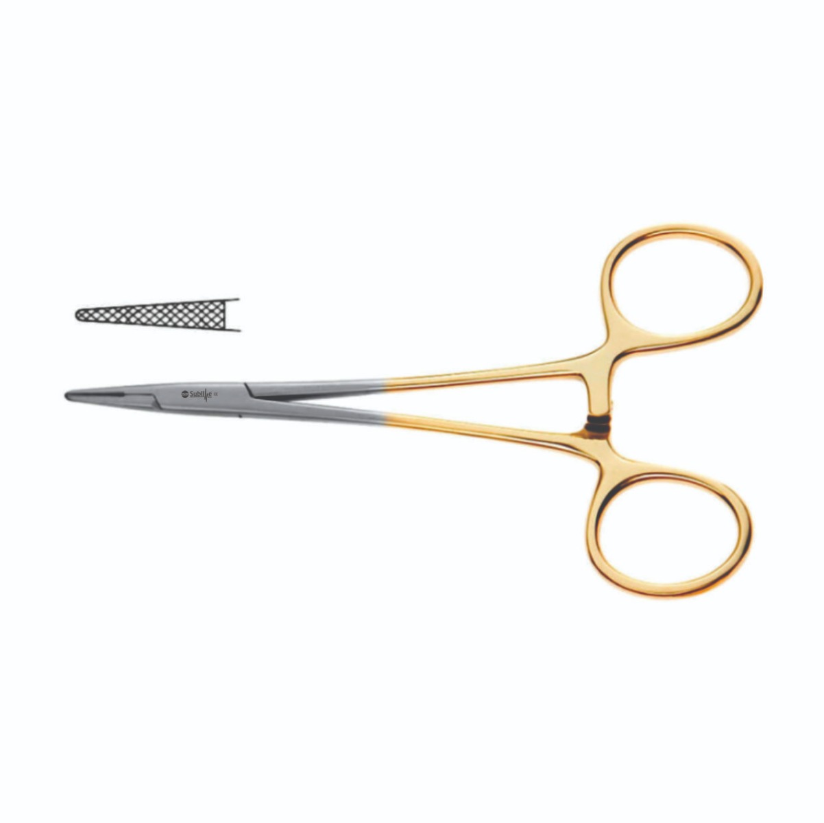 PAR Needle Holder Tungsten Carbide Delicate Serrated Jaw
