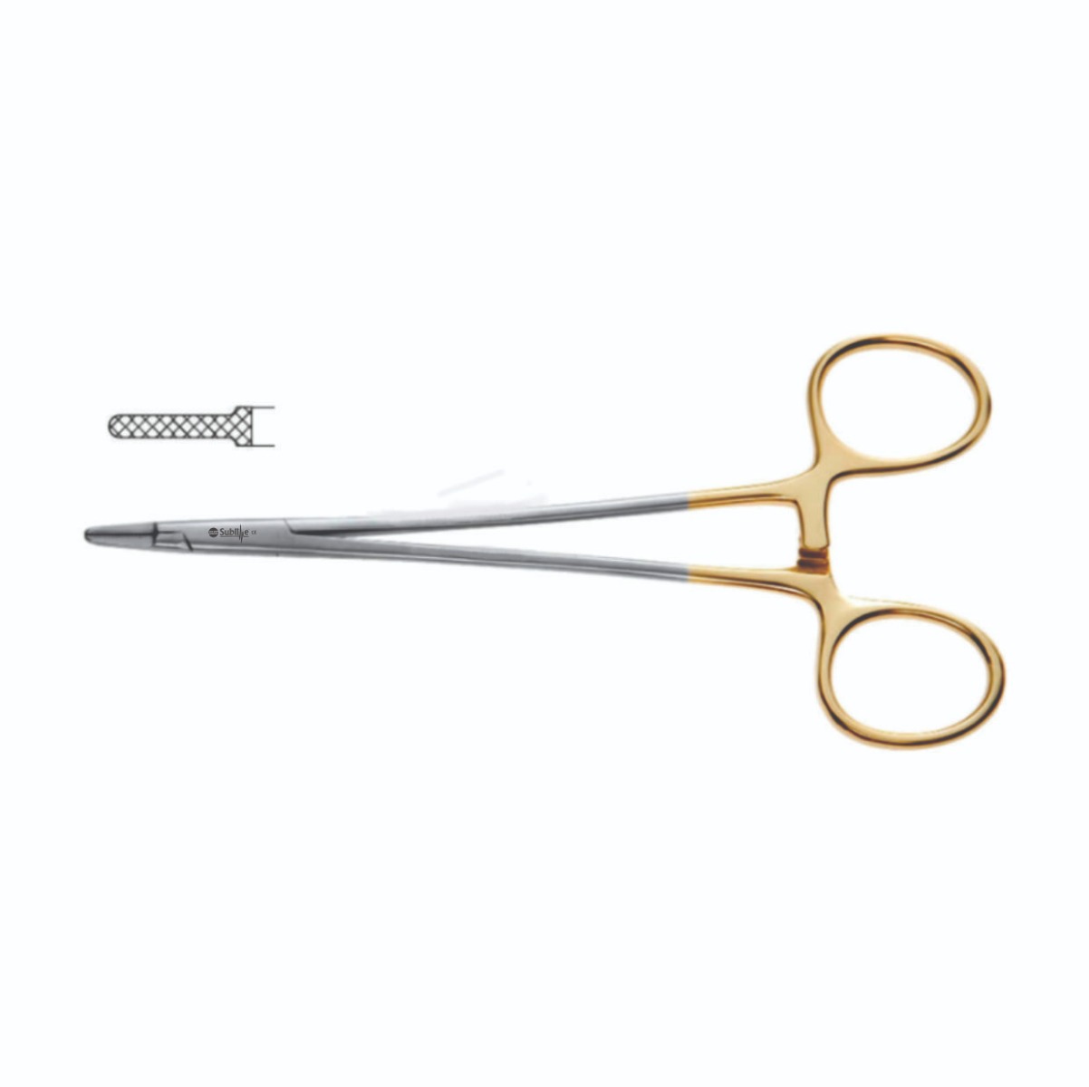 Ryder Needle Holder Tungsten Carbide Serrated Jaw