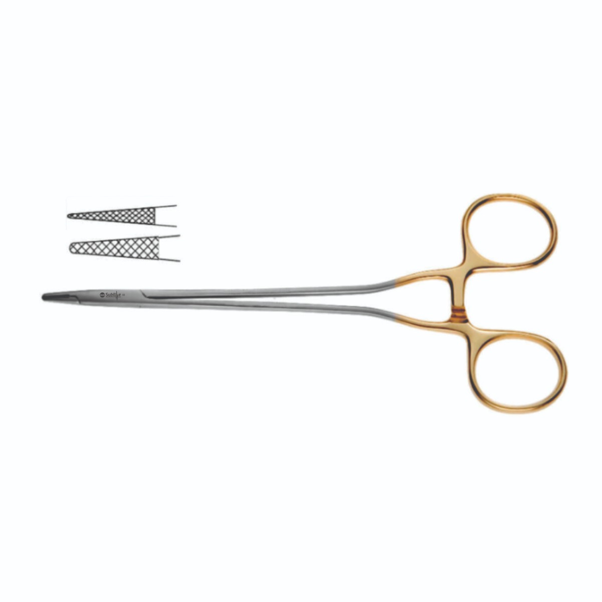 Tebbetts Delicate Needle Holder Tungsten Carbide Serrated Jaw